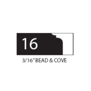 (SET 3) 1" COROB LIGHT DUTY MOULDING KNIVES (3 / 16" BEAD & COVE)