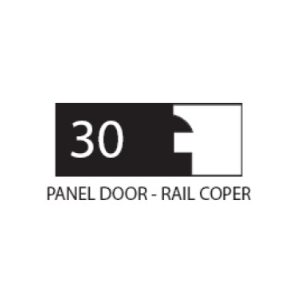 (SET 3) 1" COROB LIGHT DUTY MOULDING KNIVES (PANEL DOOR - RAIL COPER)