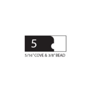 (SET 3) 1" COROB HEAVY DUTY MOULDING KNIVES (5 / 16" COVE, 3 / 8" BEAD)