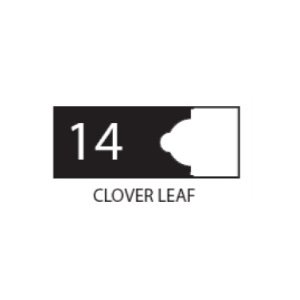 (SET 3) 1" COROB HEAVY DUTY MOULDING KNIVES (CLOVER LEAF)