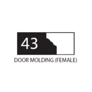 (SET 3) 1" COROB HEAVY DUTY MOULDING KNIVES (DOOR MOULDING - FEMALE)